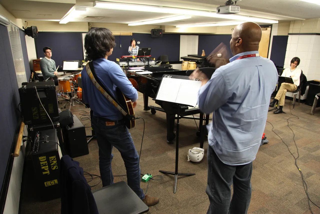 バークリー音楽大学でのアンサンブル授業
