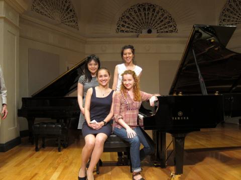 ニューヨーク国際ピアノ音楽祭マスタークラス
