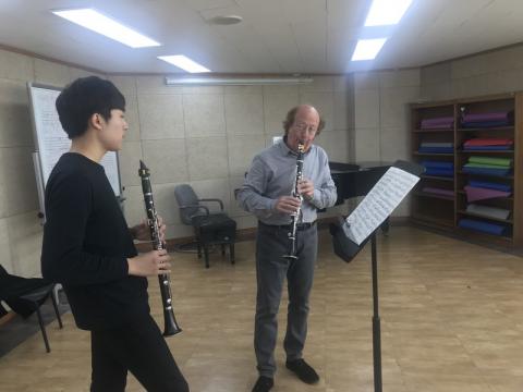 Michel Lutiek/Professor of Nice Regional Conservatory/Former Professor of Paris Conservatoire/Clarinet lesson