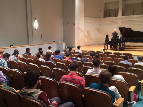 Edward Auer Piano Workshop at Indiana University Jacobs Conservatory