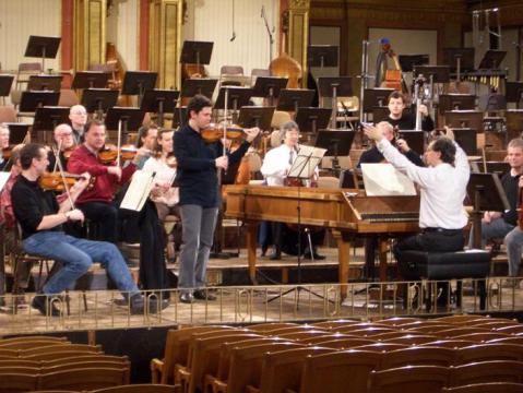 Anton Solokov/Concertmaster of the Vienna Symphony Orchestra/Professor at the University of Music and Performing Arts Vienna/Violin lesson