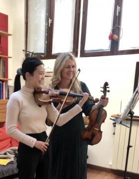 Virginie Buscaille/Professor of the Conservatoire de Paris, France/Concertmaster of Orchester Philharmonique de Radio France/Open violin lesson (face-to-face)